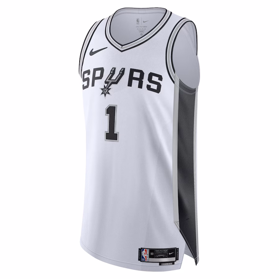 Victor Wembanyama, San Antonio Spurs, Association-Edition, Weiß