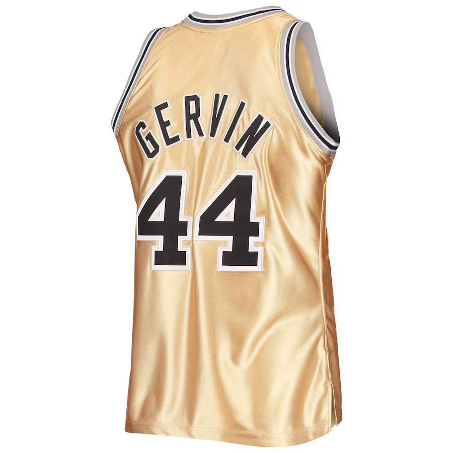 George Gervin, San Antonio Spurs, Jersey Classique 1977/78 du 75e Anniversaire, Or