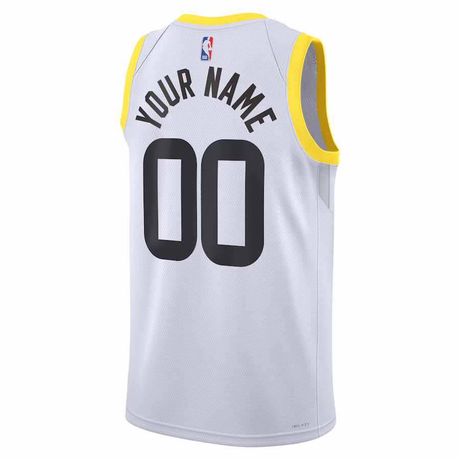 Camiseta personalizada del Utah Jazz, Edición Asociación, Blanca