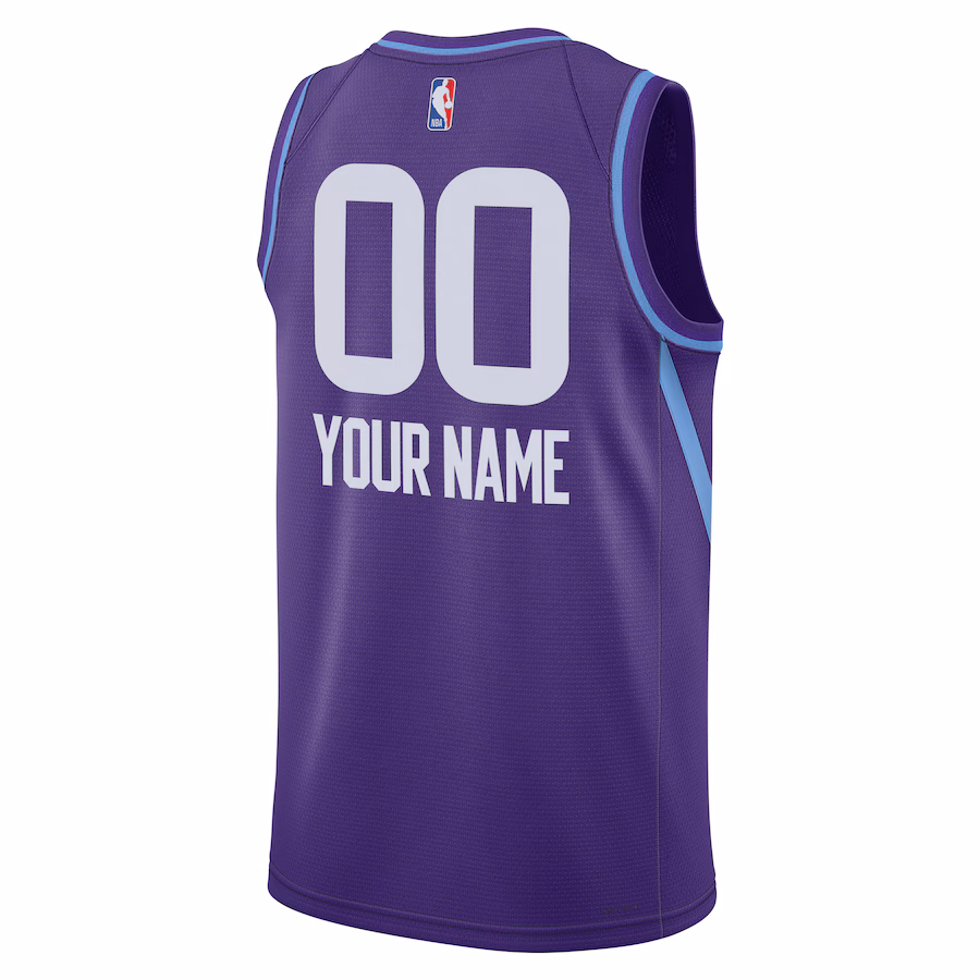 Utah Jazz 2024/25 maßgeschneidert City Edition Lila
