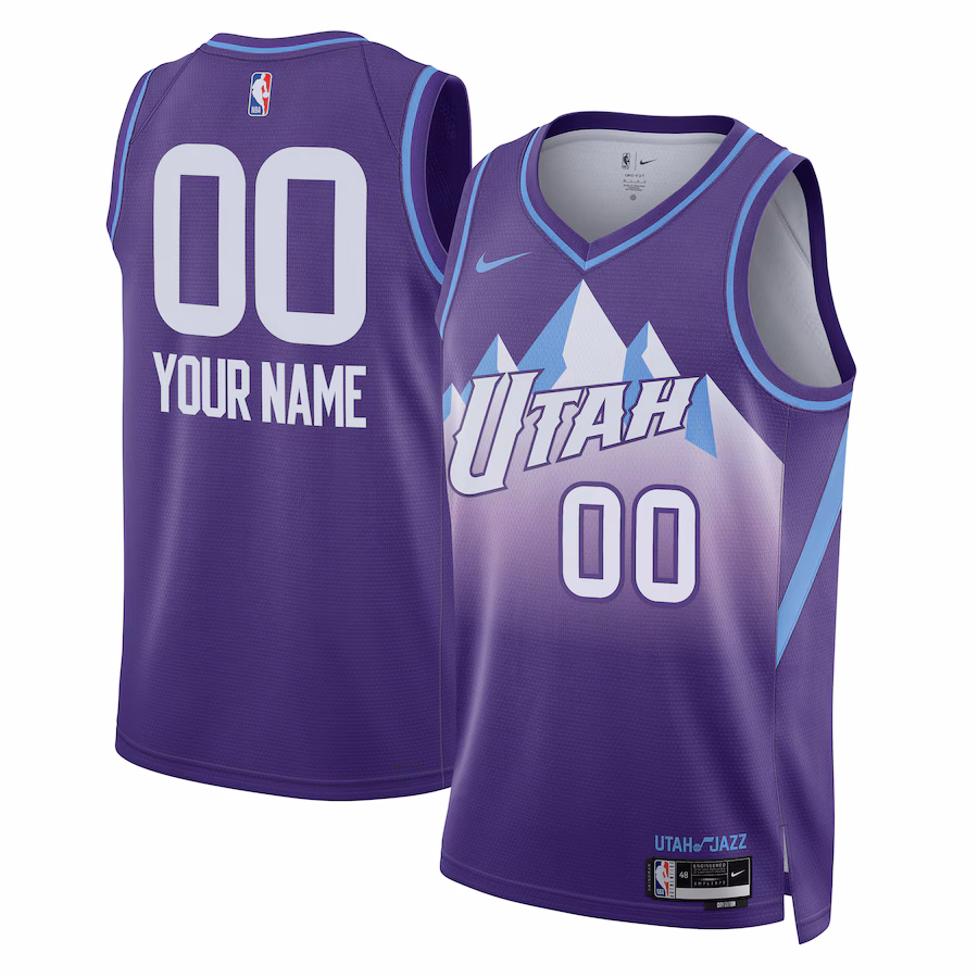 Utah Jazz 2024/25 Personalizzato Edizione Città Viola
