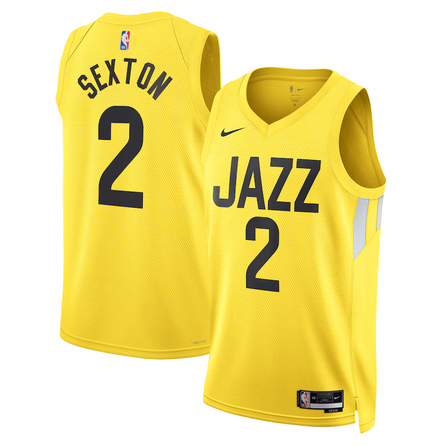 Collin Sexton Utah Jazz Edición Ícono Amarillo