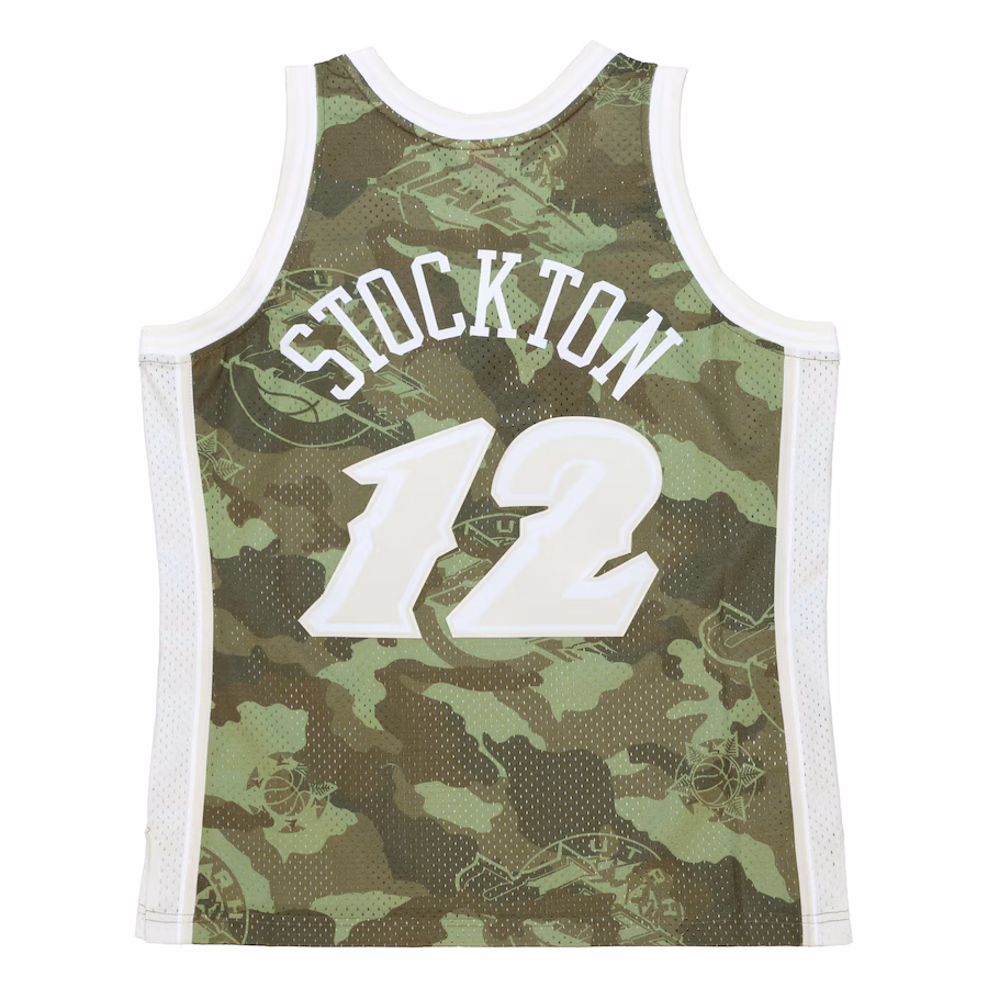John Stockton Utah Jazz 1998/99 Camouflage