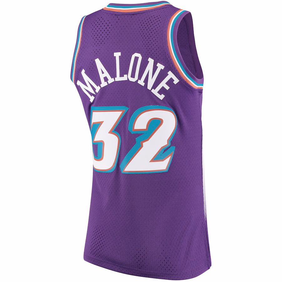 Maillot de fan de Karl Malone pour l'Utah Jazz en 1996/97, Violet