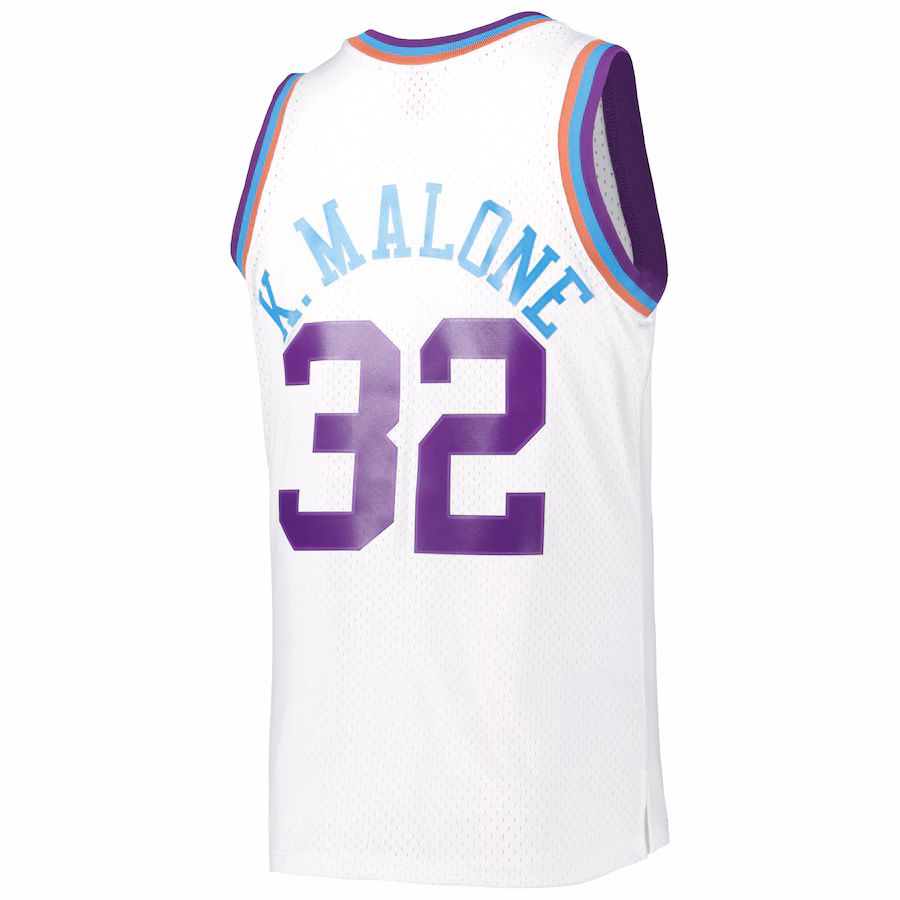Karl Malone Utah Jazz 1991/92 Blanco