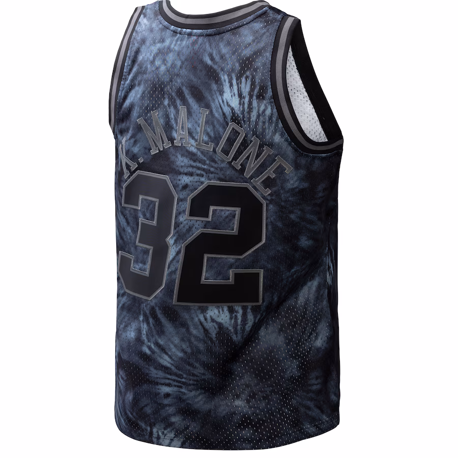 Karl Malone, Utah Jazz, 1991/92 Bandfarbe, Schwarz