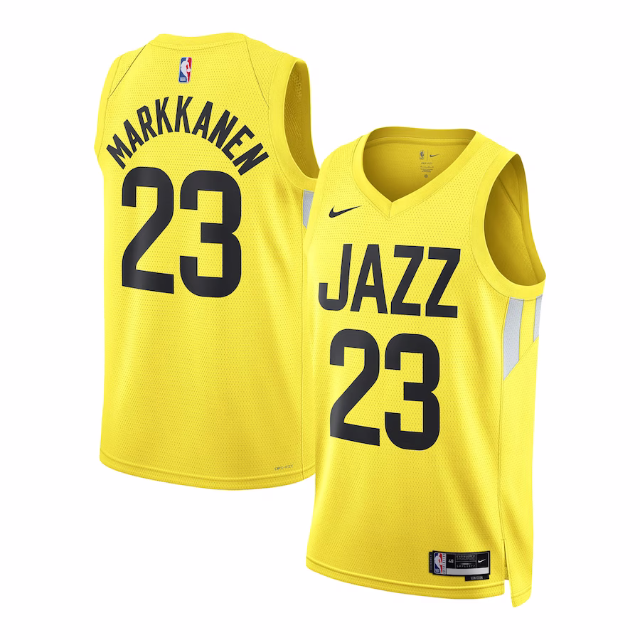 Lauri Markkanen, Utah Jazz, Edizione Icona, Giallo